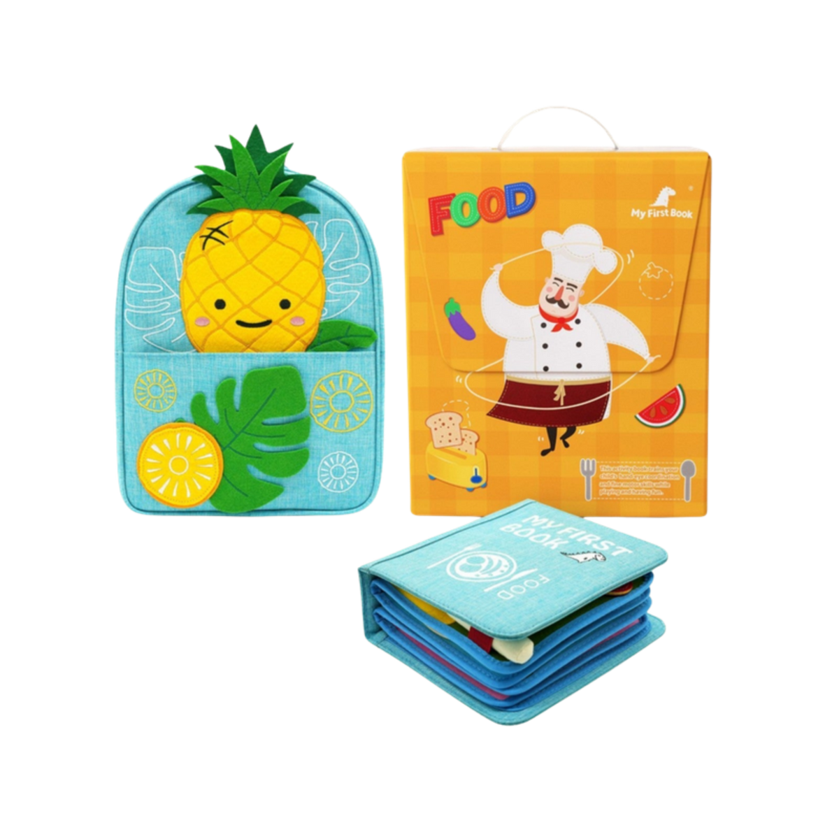 Little Foodies (light blue) gift packaging