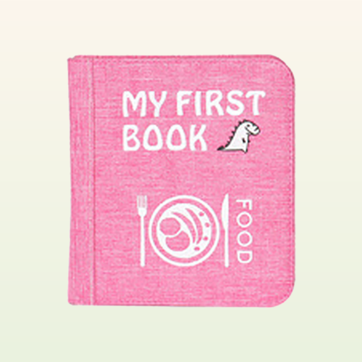 My First Book Little Foodies (Pink) + Backpack Set