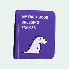 My First Book Kledingkast (lila) - Quiet Book
