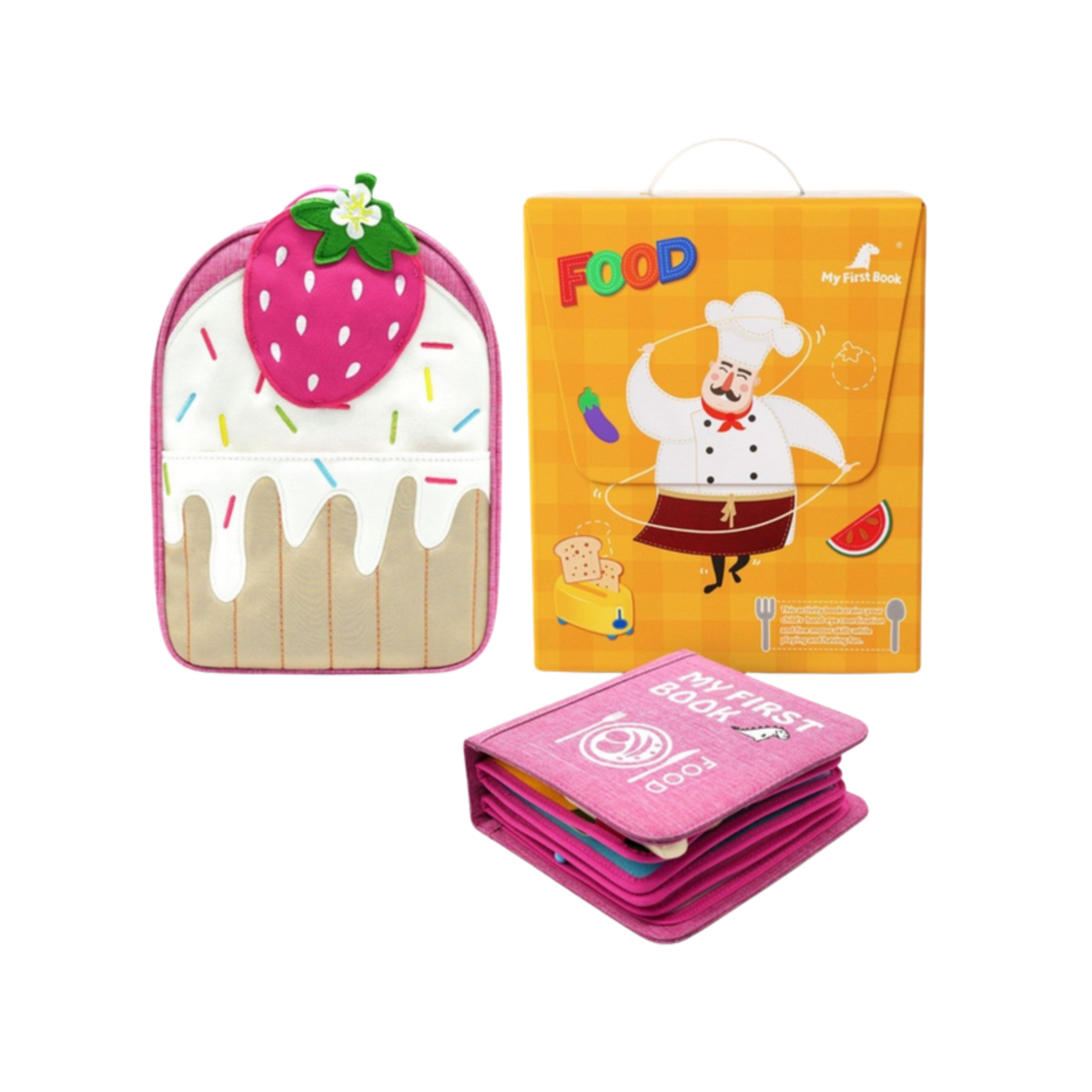Little Foodies (pink) gift packaging