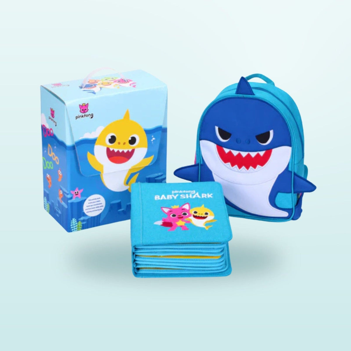 My First Book Baby Shark (Daddy) quiet book and backpack set