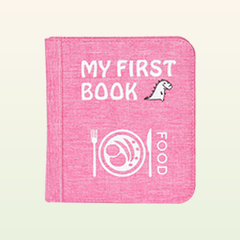 My First Book Kleine fijnsmakers (roze) - Quiet Book