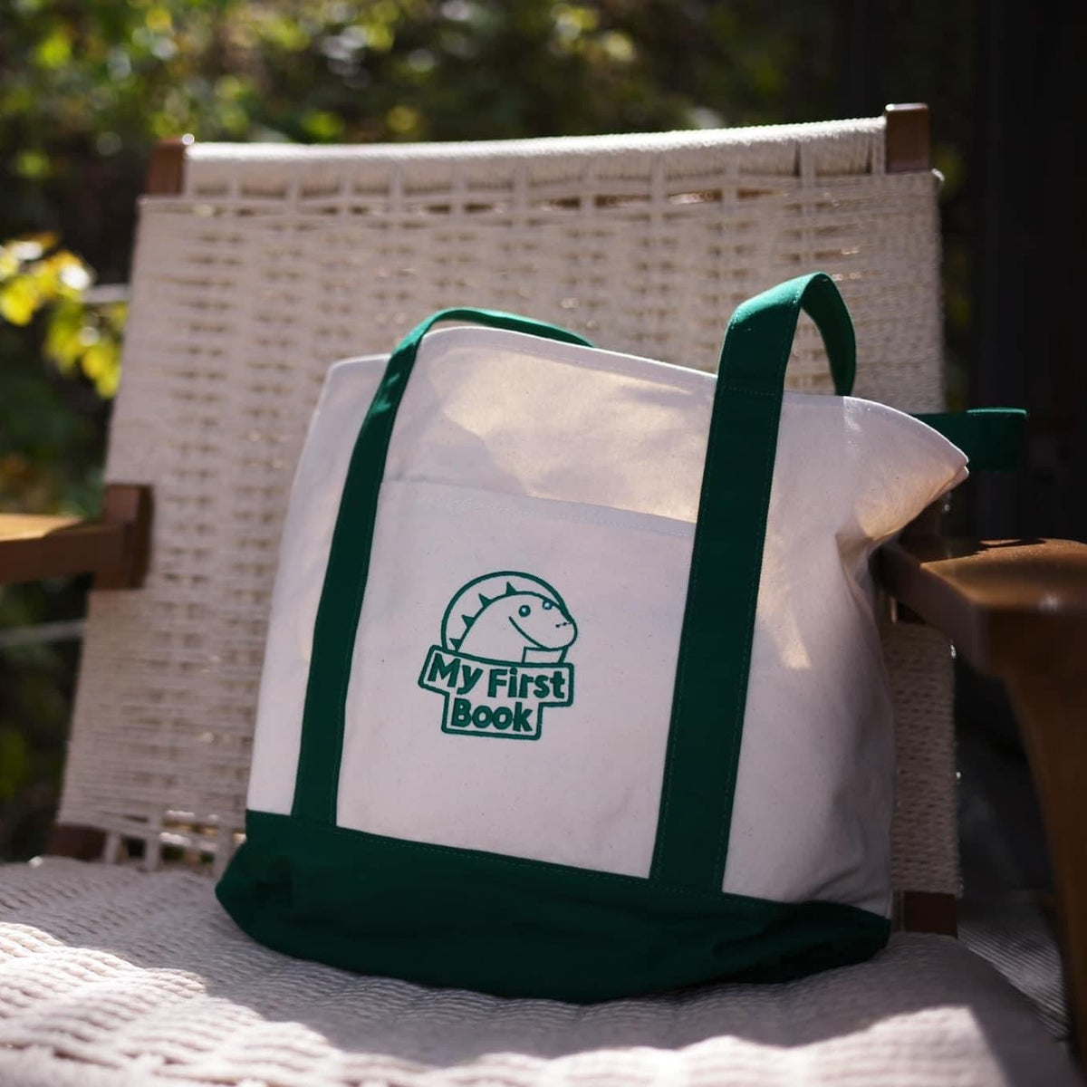 My First Book tote bag – fabric bag as an accessory for on the go