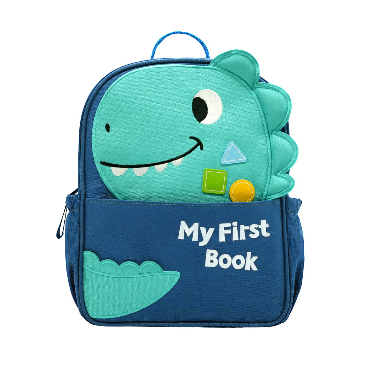 Children's backpack in My Everyday design (blue) from My First Book – matching accessory for the quiet book